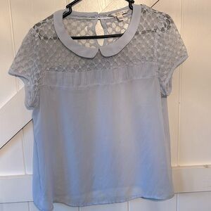 LC Lauren Conrad Light Blue top - Size L